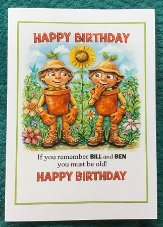 bill and ben birthday by Sharron Hylton