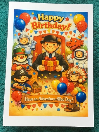 mr benn birthday by Sharron Hylton