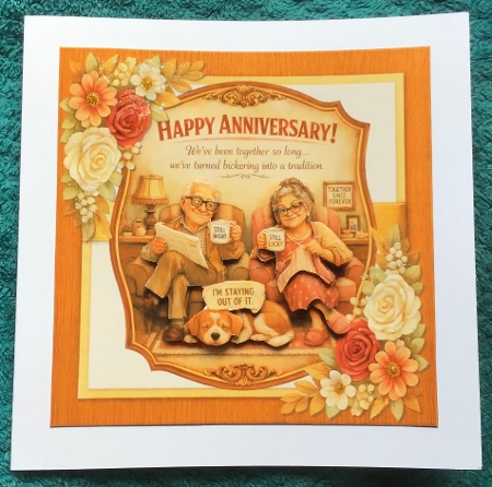 Anniversary Humour 6x6 by Sharron Hylton