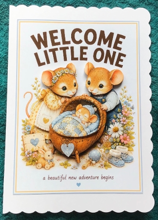 Little Mouse Collection-New Baby by Sharron Hylton