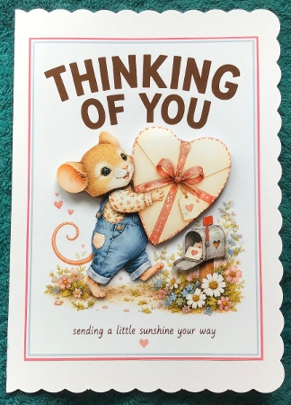 Little Mouse Collection- Thinking of you  by Sharron Hylton