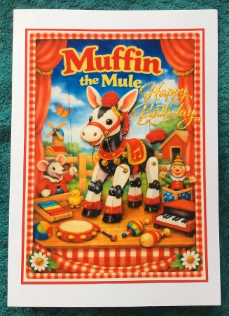 muffin the mule by Sharron Hylton