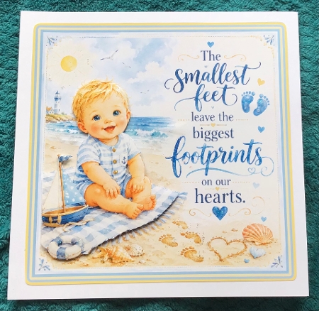 Baby Boy Little Feet by Sharron Hylton