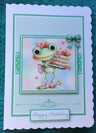 A Ribbiting Celebration Mini Kit 5x7 (3) by Sharron Hylton