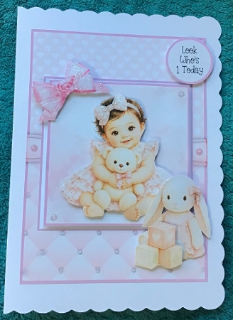 Baby Girls 1st Birthday by Sharron Hylton