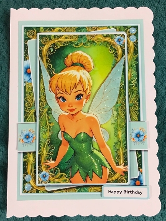 5x7 ~ Tinkerbell Birthday Wishes by Sharron Hylton