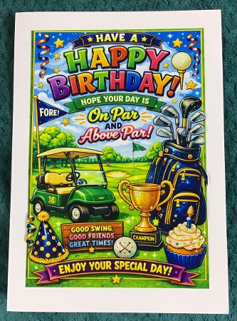 happy birthday on par by Sharron Hylton