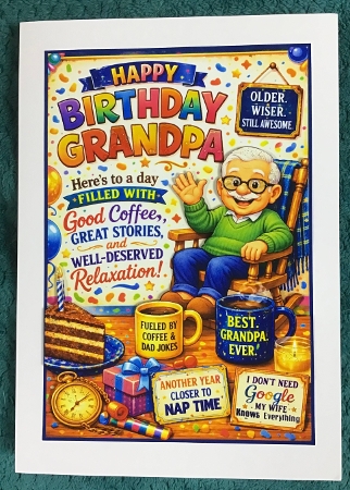 happy birthday grandpa by Sharron Hylton