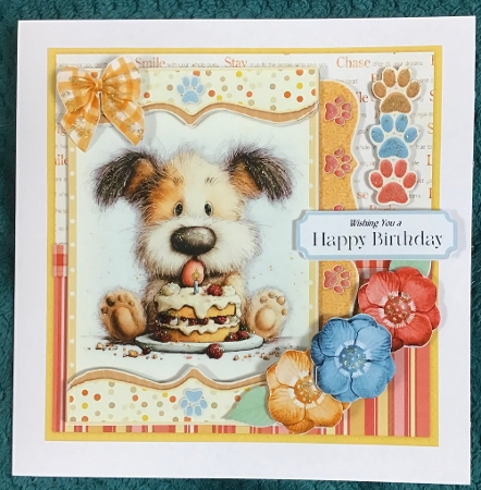Paw-ty Time 2 6x6 by Sharron Hylton