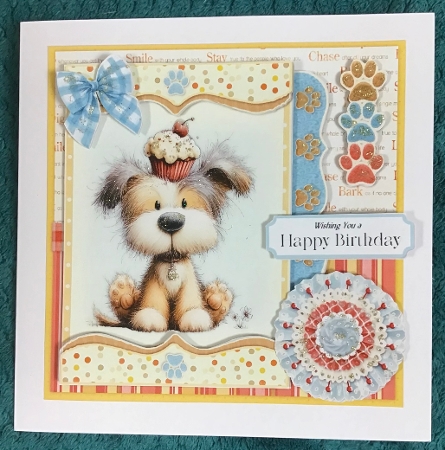 Paw-ty Time 3 6x6 by Sharron Hylton