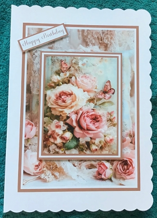Romantic Shabby Chic Mini Kit 5x7 (3) by Sharron Hylton