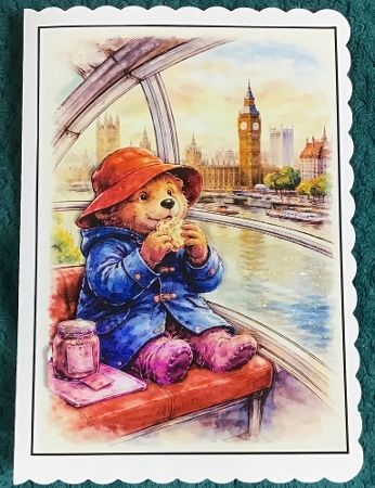 Lovely Paddington Bear In London A4 by Sharron Hylton