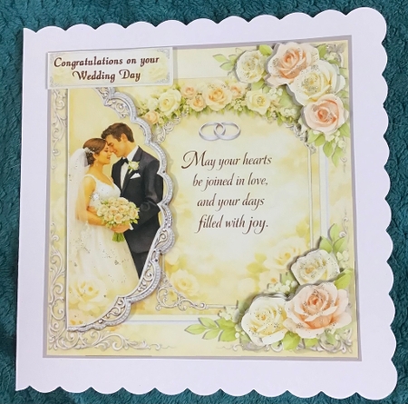 May your hearts be filled with love 6x6 by Sharron Hylton