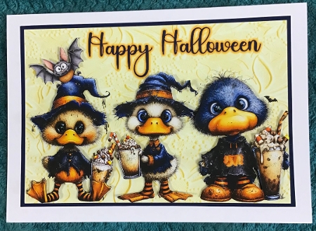 Happy Halloween A5 Card by Sharron Hylton