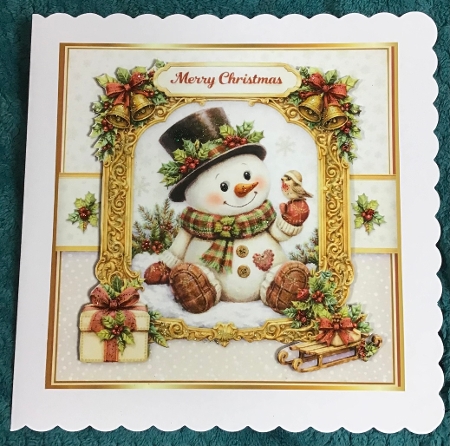 the snowman at christmas by Sharron Hylton