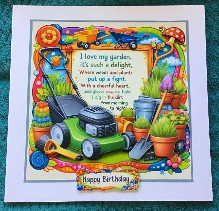 I love my garden by Sharron Hylton