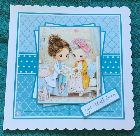 Get Well Soon #1 Mini Kit 7x7 (5) by Sharron Hylton