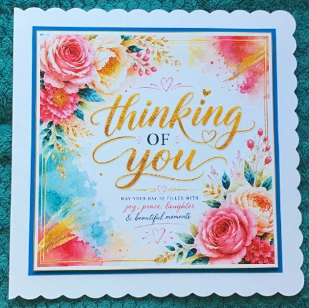 Thinking Of You Card Front Kit-2 by Sharron Hylton
