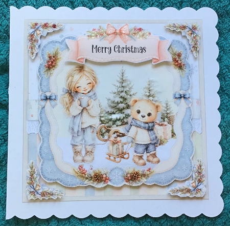Frosty Friends 5 6x6 by Sharron Hylton