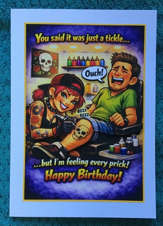 female tattooist by Sharron Hylton