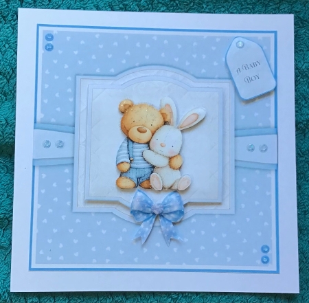 Baby Boy Teddies by Sharron Hylton