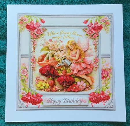 A Fairy and the Fuchsias by Sharron Hylton