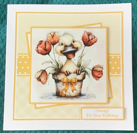 Quirky Duck Mini Kit 7x7 (5) by Sharron Hylton