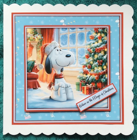Christmas Snoopy - Mini Kit 6x6 by Sharron Hylton