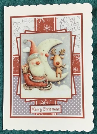 Santa & Reindeer Mini Kit 5x7 (3) by Sharron Hylton
