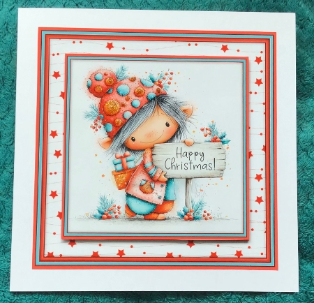 Christmas Fairy - Mini Kit 6x6 by Sharron Hylton