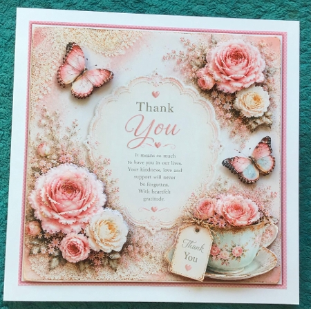 Floral Thank you  by Sharron Hylton