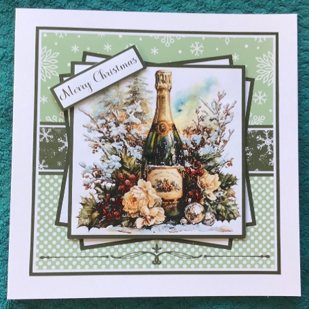 Champagne Christmas Mini Kit 7x7 (5) by Sharron Hylton