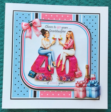 Cheers To 40 Years Mini Kit by Sharron Hylton