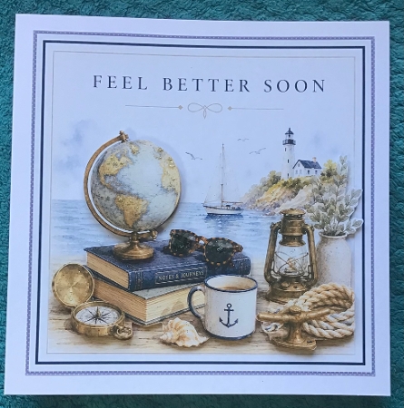 Seaside Male Feel Better soon  by Sharron Hylton