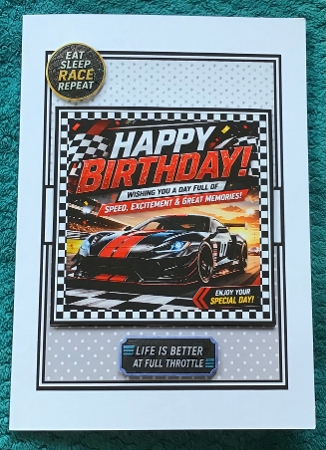 RACE CARS  by Sharron Hylton