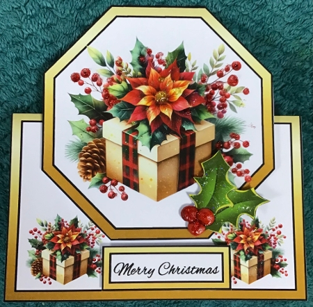 Octagon tent Christmas gift by Sharron Hylton