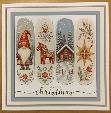 **Brushstroke** Christmas Card Scandinavia by Sharron Hylton
