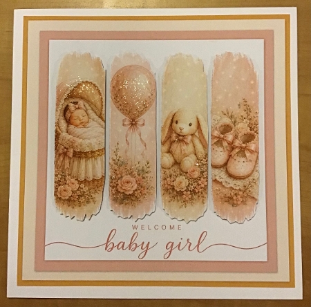 **Brushstroke** New Baby Girl 1 by Sharron Hylton
