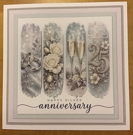 **Brushstroke** Happy Anniversary 25 Years by Sharron Hylton