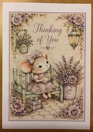 Penelope The Mouse  series : Thinking of you  by Sharron Hylton