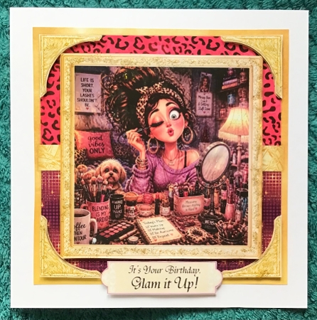 Glamour Girl 1 6x6 by Sharron Hylton