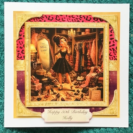 Glamour Girl 3 6x6 by Sharron Hylton