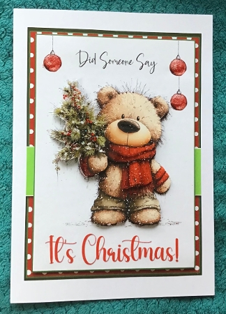 5x7 ~ Did Someone Say Its Christmas 11 by Sharron Hylton