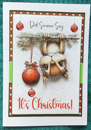 5x7 ~ Did Someone Say Its Christmas 12 by Sharron Hylton