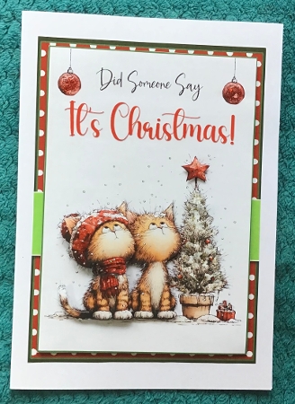 5x7 ~ Did Someone Say Its Christmas 13 by Sharron Hylton