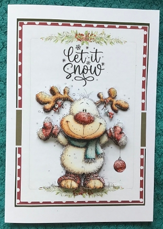 Set Of 2 ~ Snowy Christmas by Sharron Hylton