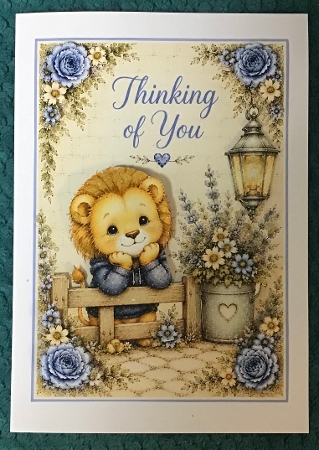 Little Lion Collection- Thinking of you  by Sharron Hylton
