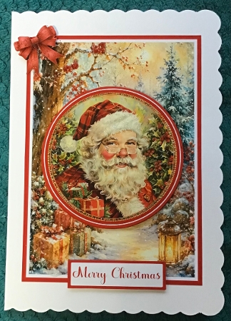 Christmas Santa Mini Kit 5x7 (3) by Sharron Hylton