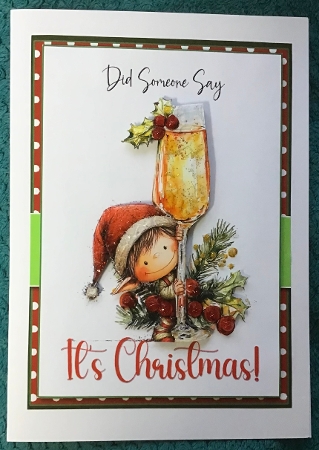 5x7 ~ Did Someone Say Its Christmas 17 by Sharron Hylton