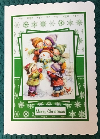 Christmas Kids Mini Kits 5x7 (3) by Sharron Hylton